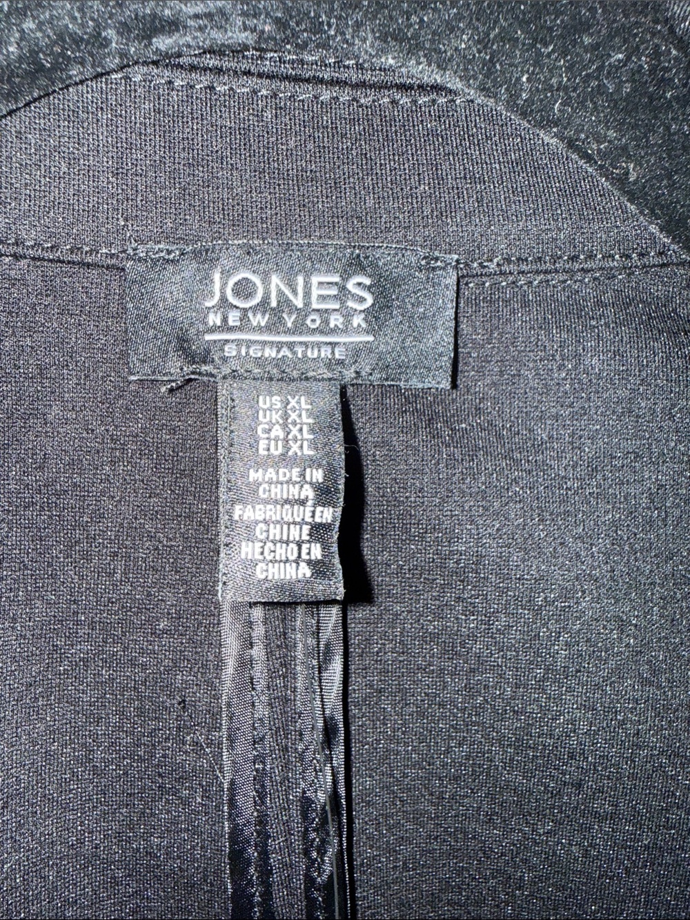 Jones New York Black Double-Breasted Blazer - Picture 2 of 7